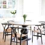round kitchen chair and table