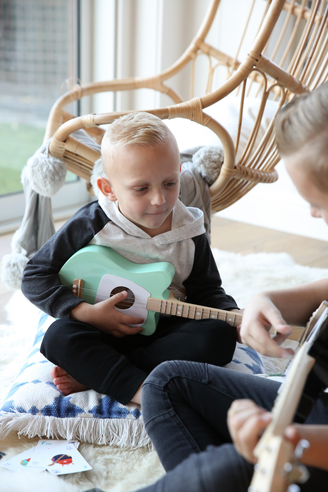 Child Playing Guitar